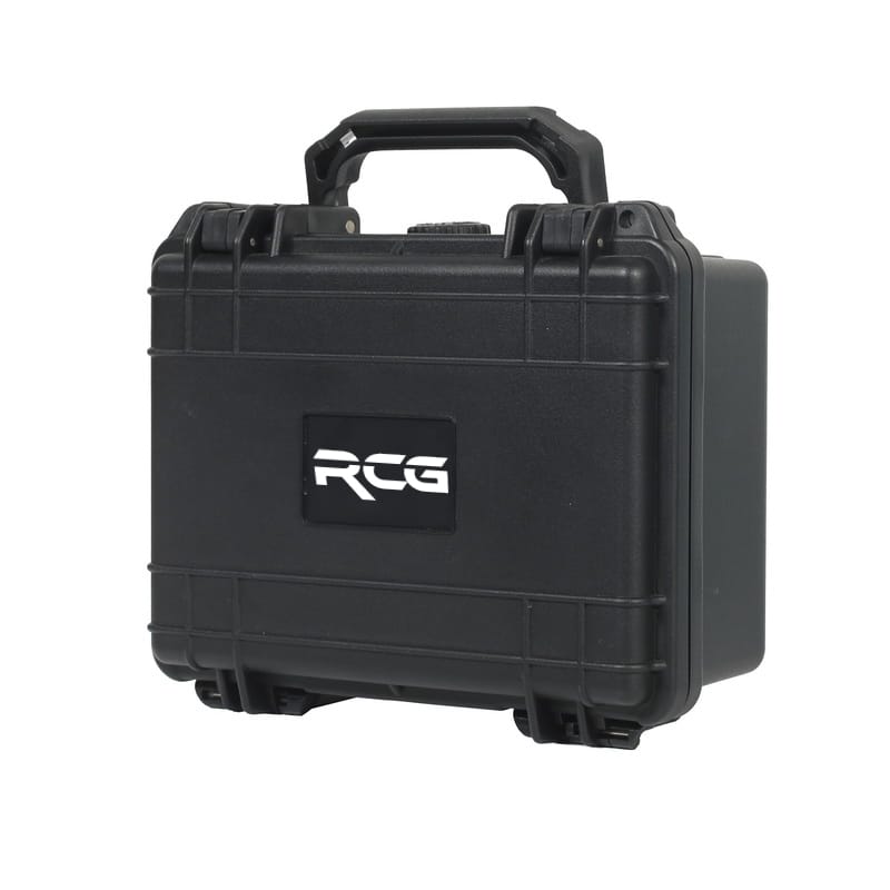 Overzicht van de RCG SafeGuard Case 420 LOW – compacte waterdichte hard case met noppenschuim