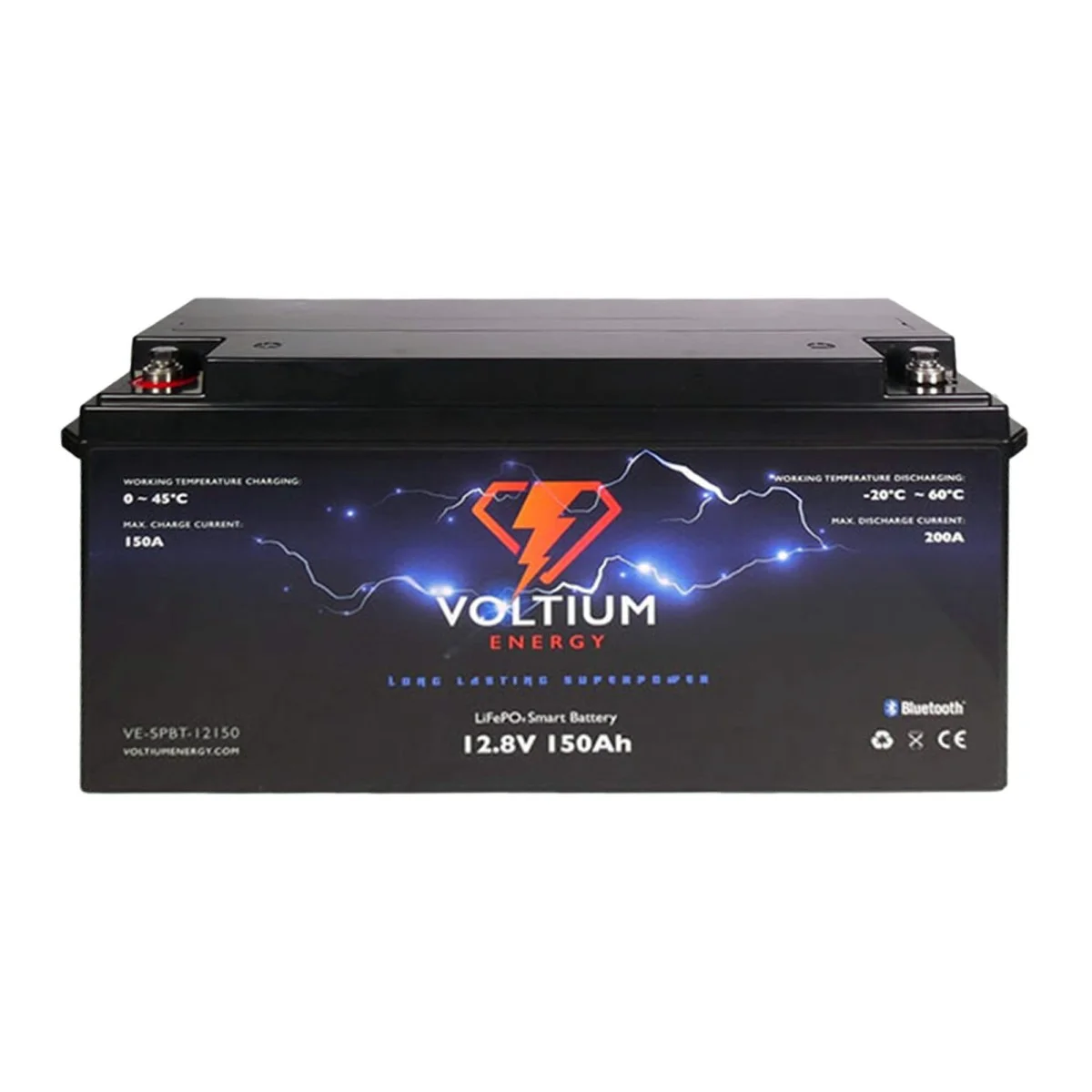 Voltium Energy LifePO4 Smart Battery 12,8V - 150Ah
