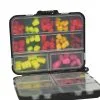 Detail foto Fake Bait Box, binnenzijde. 159 delige set
