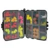 Overzicht foto Fake Bait Box, binnenzijde. 159 delige set