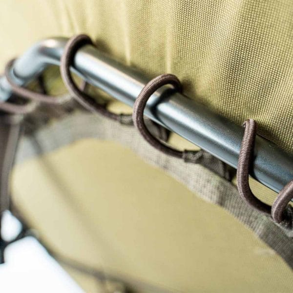 Overzicht foto onderkant stretcher RCG DLX SLeeping System Dual met dubbele slaapzak