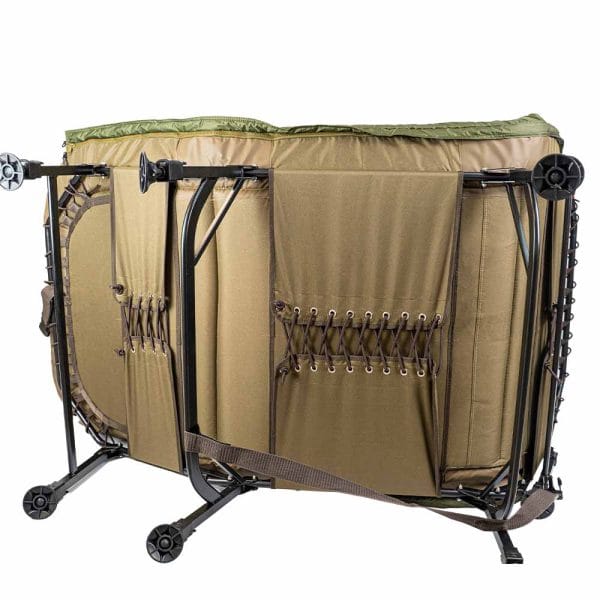 Overzicht foto onderkant stretcher RCG DLX SLeeping System Dual met dubbele slaapzak