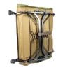Overzicht foto ingeklapte stretcher RCG DLX SLeeping System Dual met dubbele slaapzak