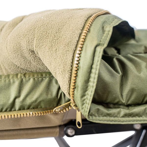 Detail foto matras poten stretcher RCG DLX SLeeping System Dual met dubbele slaapzak