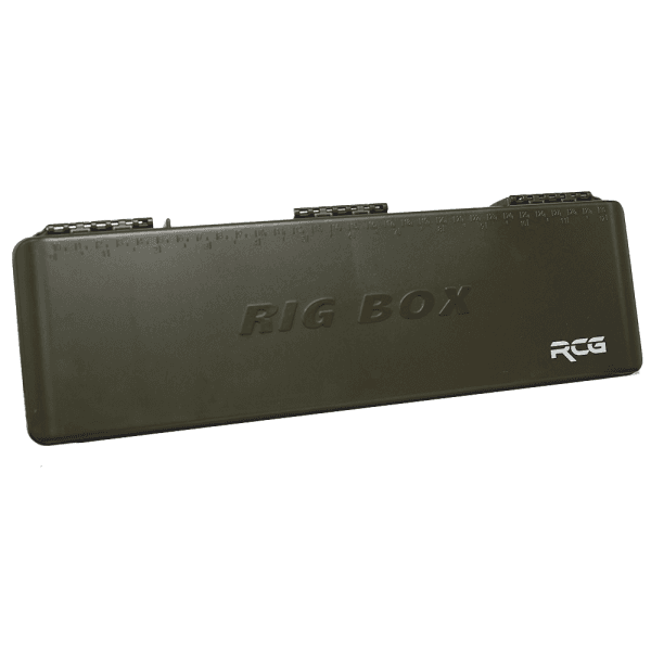 Overzicht van de RCG Rig Box Large – grote, stevige rig box met foam en magnetische sluiting