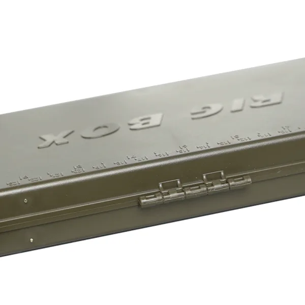 Detail van de bovenkant van de RCG Rig Box Large – grote, stevige rig box met foam en magnetische sluiting