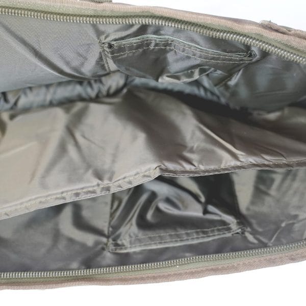 Closeup vakken voor 2 hengels van Rod Pouch DUO 10 ft 2 hengels