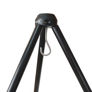 Metalen haak van de RCG Weigh Tripod – geschikt voor weegzakken zoals de Venator