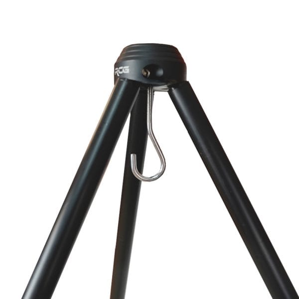 Metalen haak van de RCG Weigh Tripod – geschikt voor weegzakken zoals de Venator