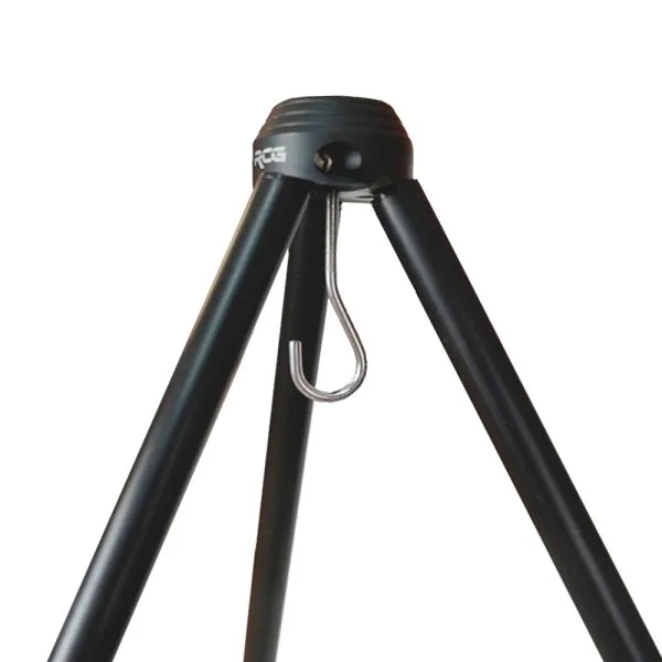 Metalen haak van de RCG Weigh Tripod – geschikt voor weegzakken zoals de Venator