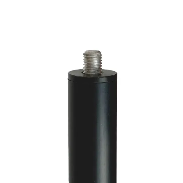 Close-up of the threaded end of the leg – for secure attachment to the tripod head