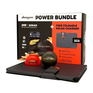 Deeper Power Bundle Limited Edition met CHIRP+ 3 en 36W zonne-oplader