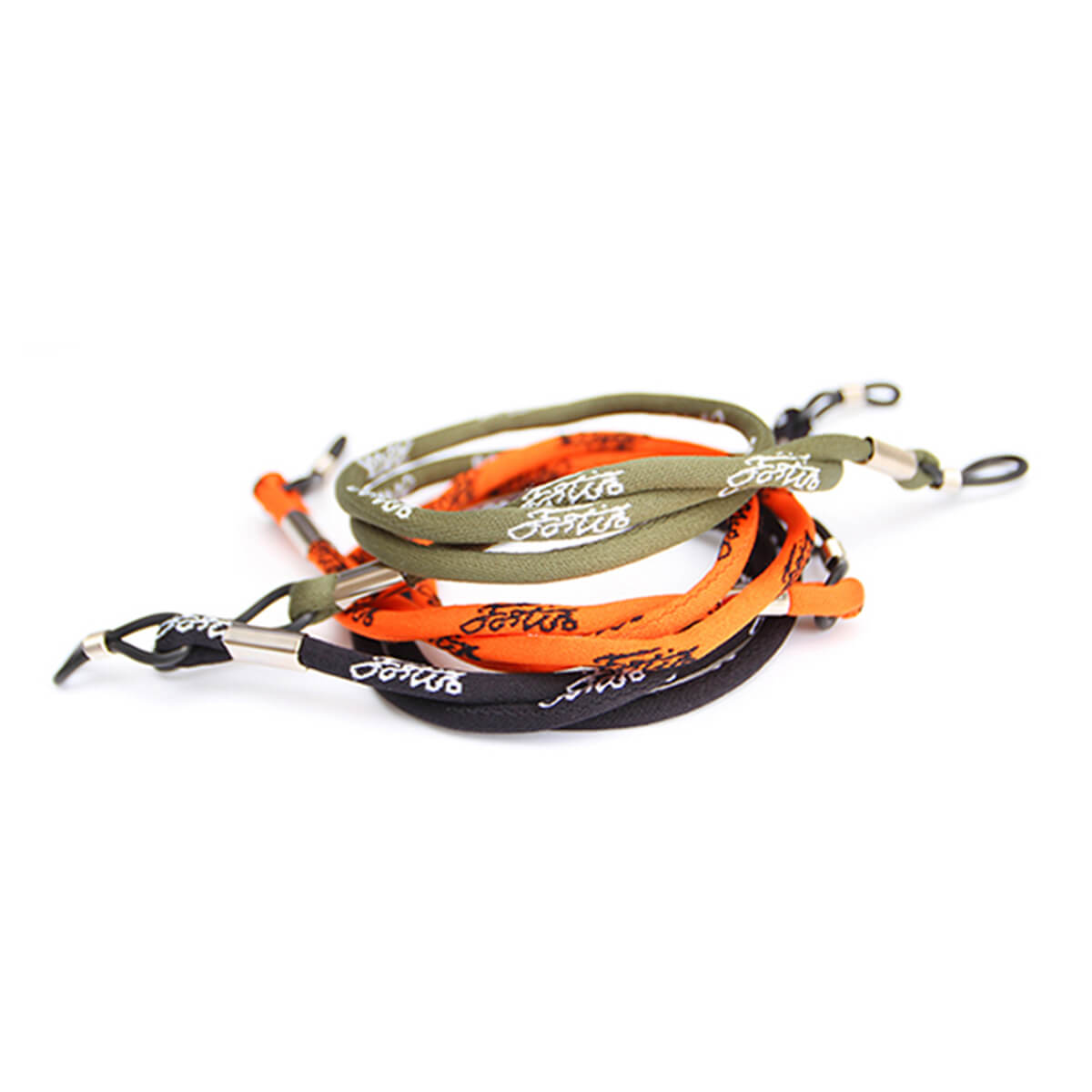Fortis Eyewear olijfgroen neopreen brilkoord drijvend