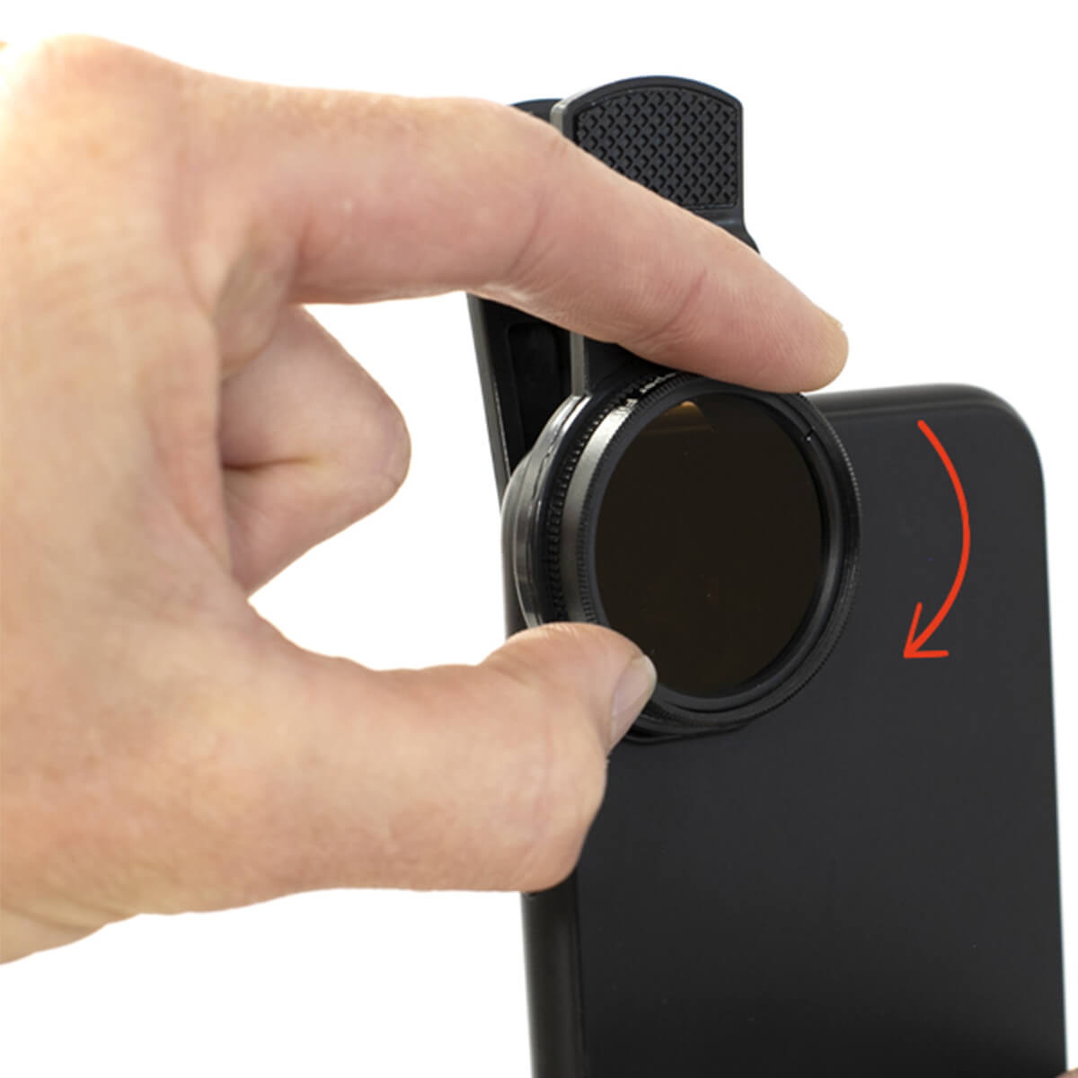 Fortis Phone Filter gepolariseerd voor smartphone camera