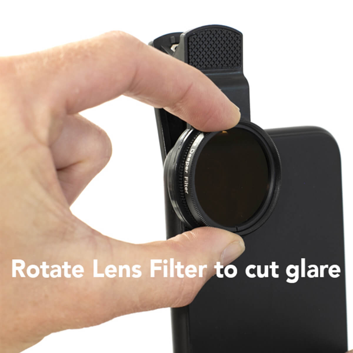 Fortis Phone Filter gepolariseerd voor smartphone camera