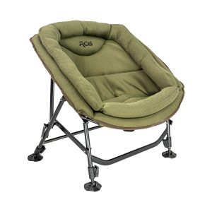 RCG Orbit Chair L Olijfgroen - ovale moon chair voor vissen en kamperen