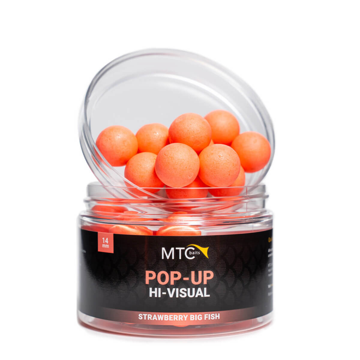 MTC Baits Pop-up Hi-visual – Strawberry Big Fish