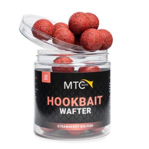 MTC Baits Hookbait Wafter Strawberry Big Fish 20 mm – semi-drijvende karper hookbait